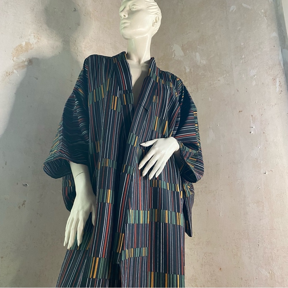 Striped Kimono Robe